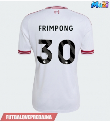 Lacne Muži Futbalové dres Liverpool Jeremie Frimpong #30 2026-27 Krátky Rukáv - Preč